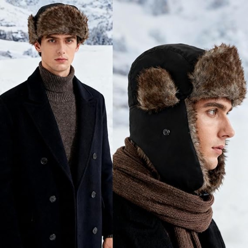 Unisex Winter Trapper Hat Wate - Winter Trapper Hat ulasan dan harga