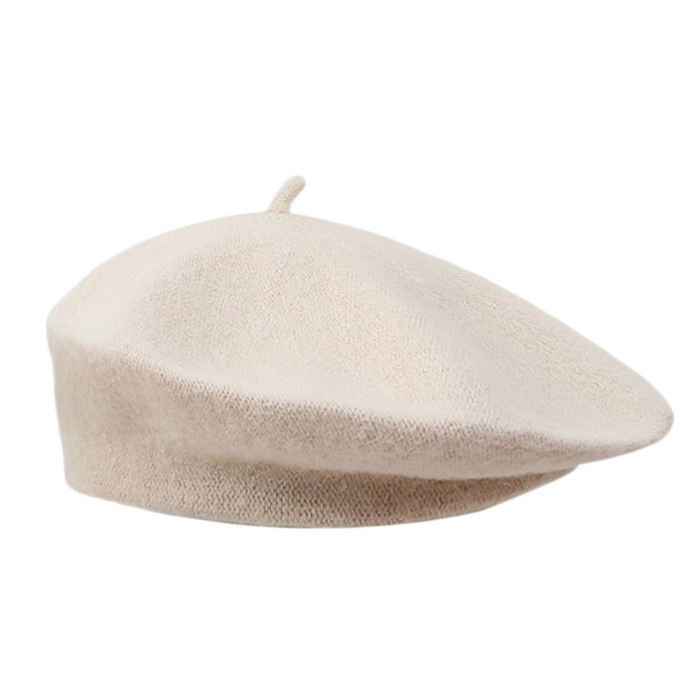 Autumn Lady Winter Warm Wool B - Beret French Wool ulasan dan harga