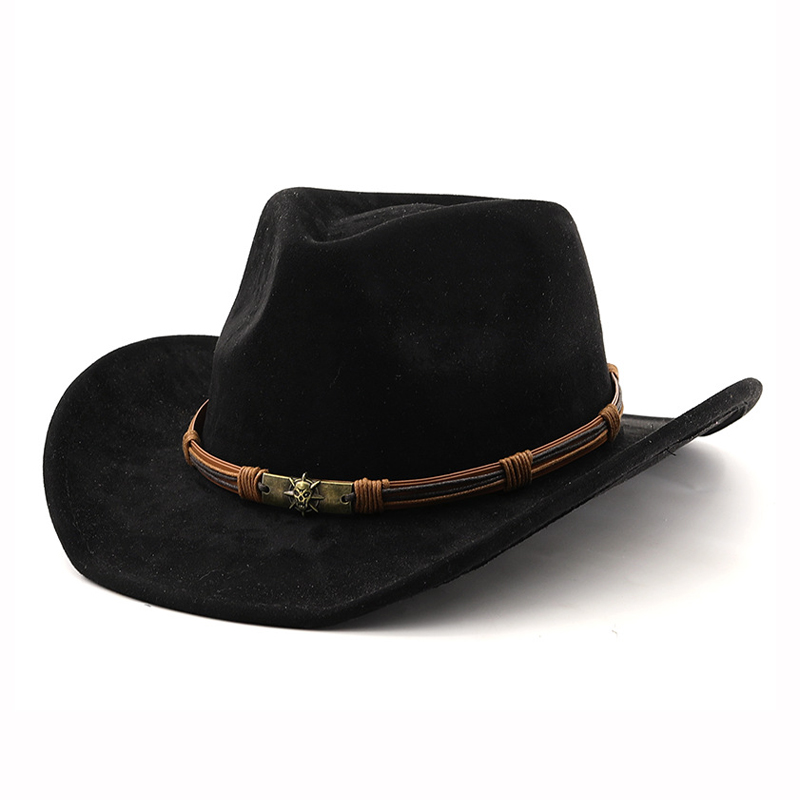 Suede Western Cowboy Hat For M - Cowboy Hat Straw ulasan dan harga