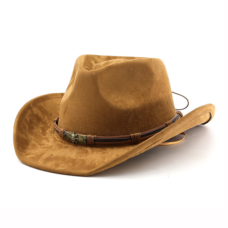 Suede Western Cowboy Hat For M - Cowboy Hat Straw ulasan dan harga