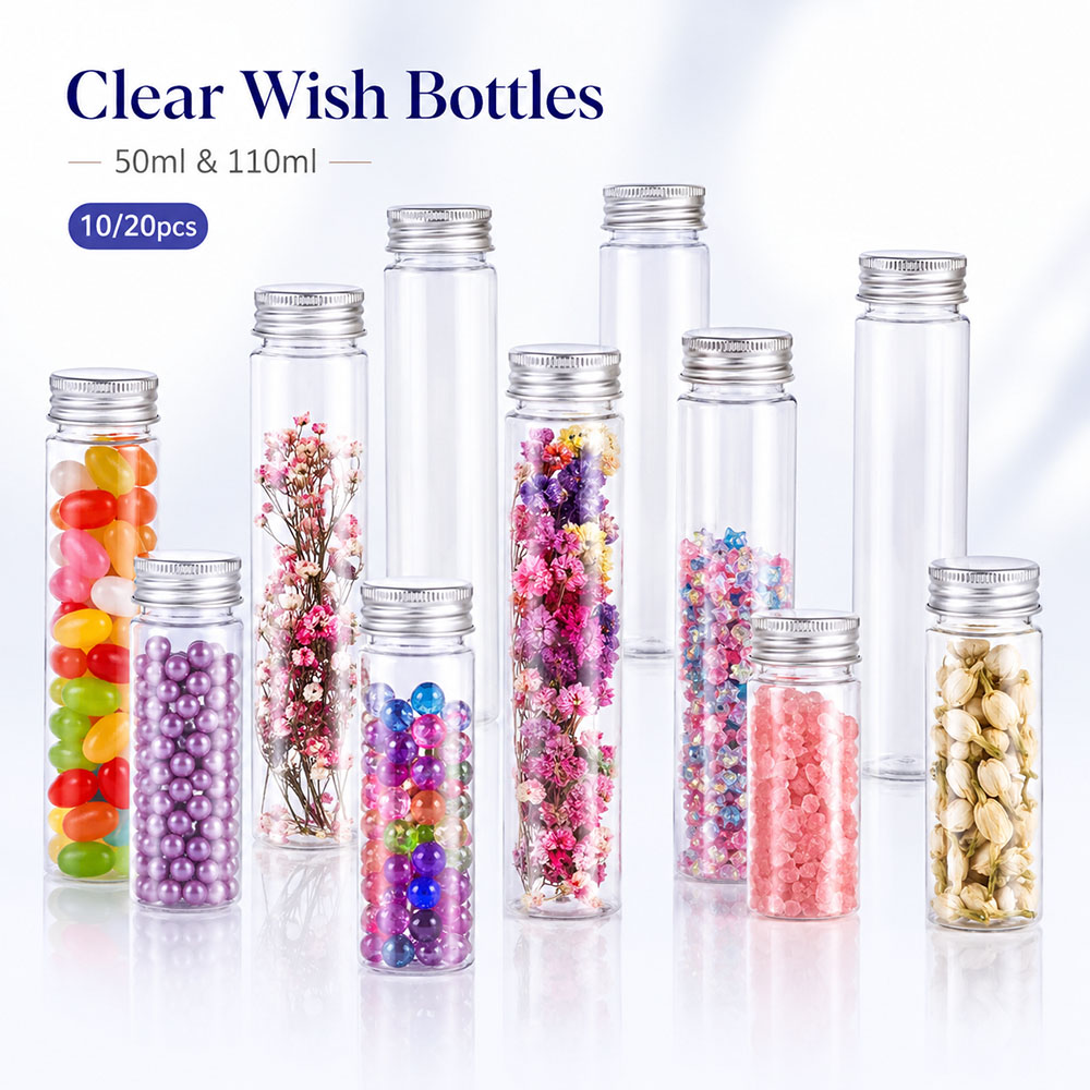 20pcs 50ml/100ml Clear Flat Tu - Snapback Hat Flat ulasan dan harga