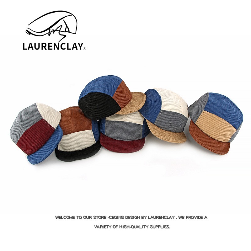 Men Vintage Short Brim Corduro - Corduroy Cap 5 Panel ulasan dan harga