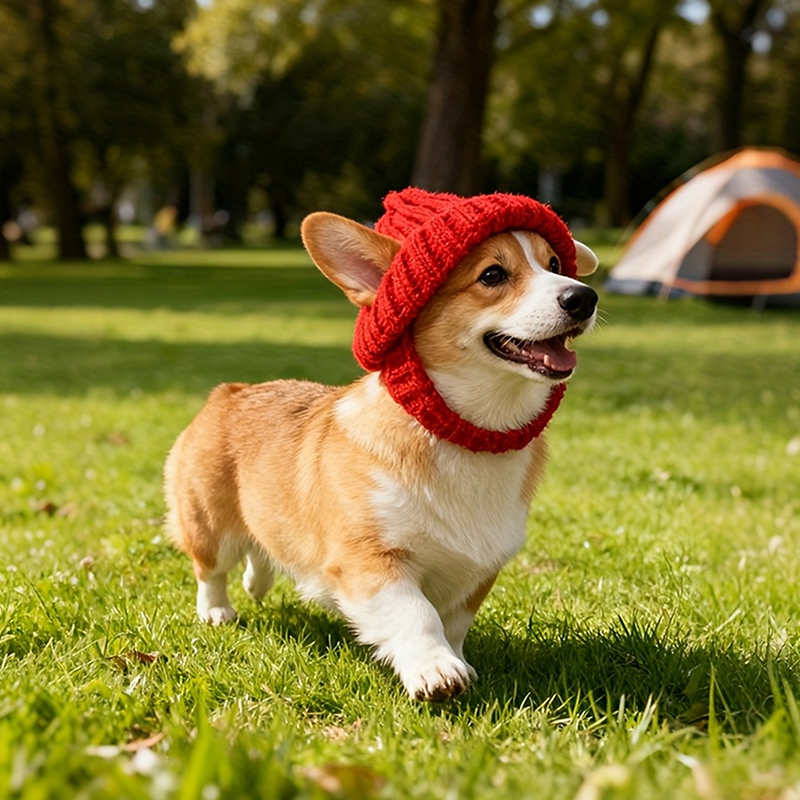 1Pc Maltese Dog Beanie Hat Sof - Winter Trapper Hat ulasan dan harga