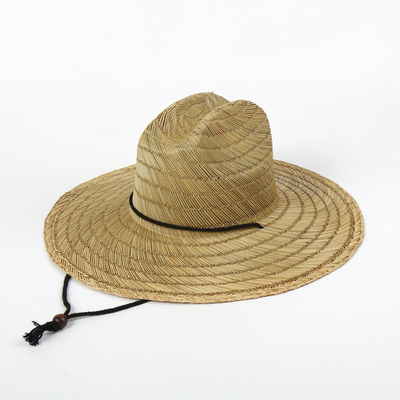 Wide Brim Tie Cowboy Straw Hat - Cowboy Hat Straw ulasan dan harga