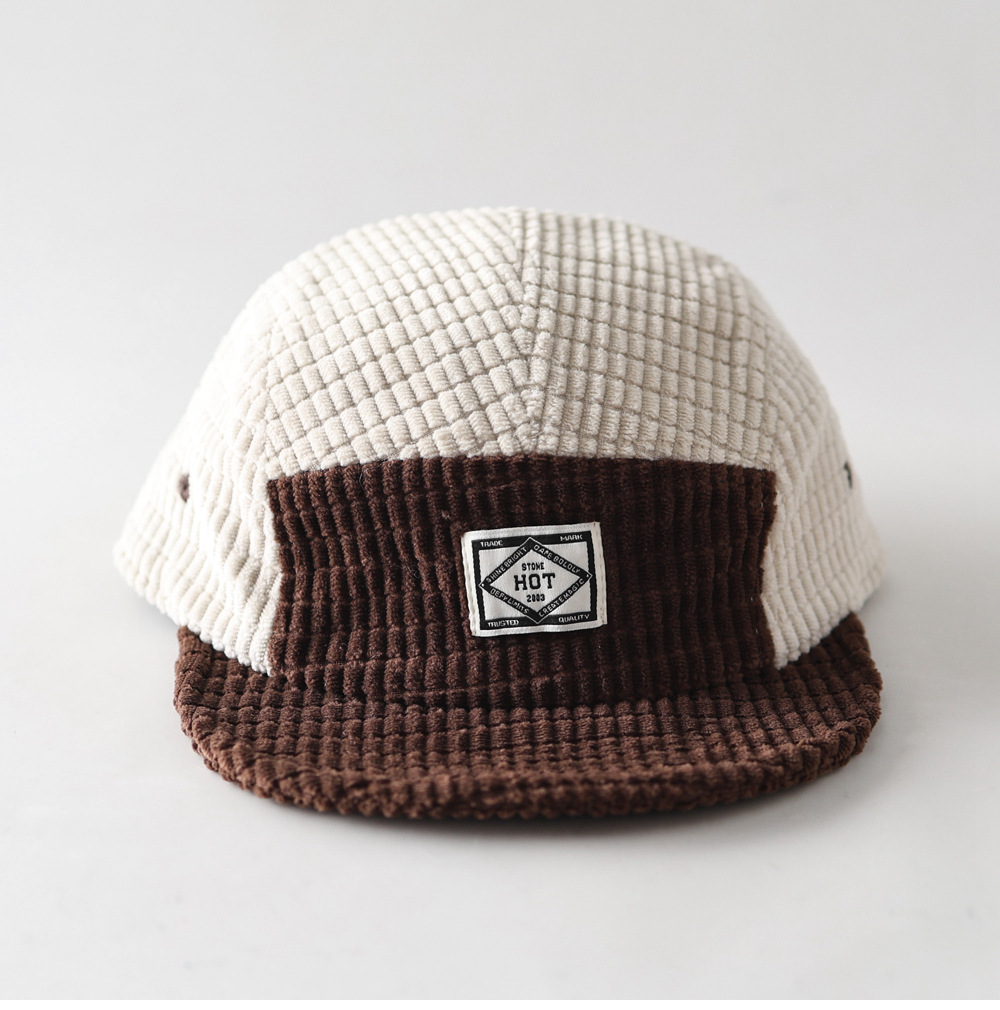Autumn Winter New 5-Panel Colo - Corduroy Cap 5 Panel ulasan dan harga