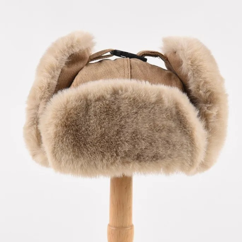 Winter Men's women's cotton ha - Winter Trapper Hat ulasan dan harga