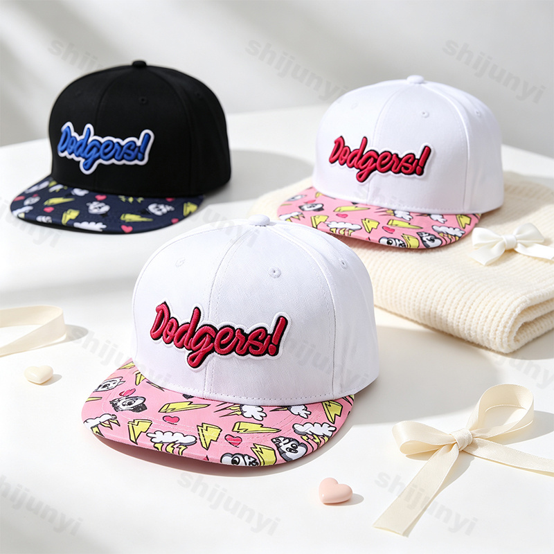 Cartoon Print Hip Hop Baseball - Snapback Hat Flat ulasan dan harga