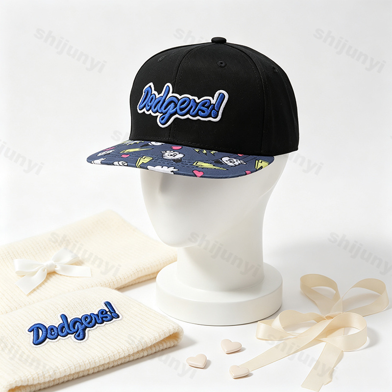 Cartoon Print Hip Hop Baseball - Snapback Hat Flat ulasan dan harga