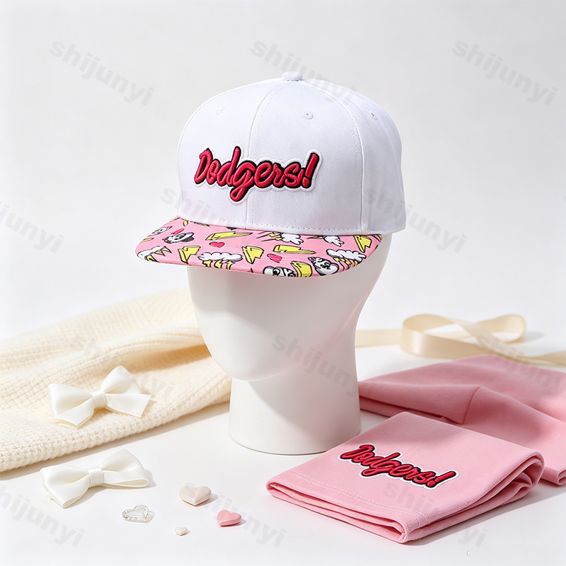 Cartoon Print Hip Hop Baseball - Snapback Hat Flat ulasan dan harga