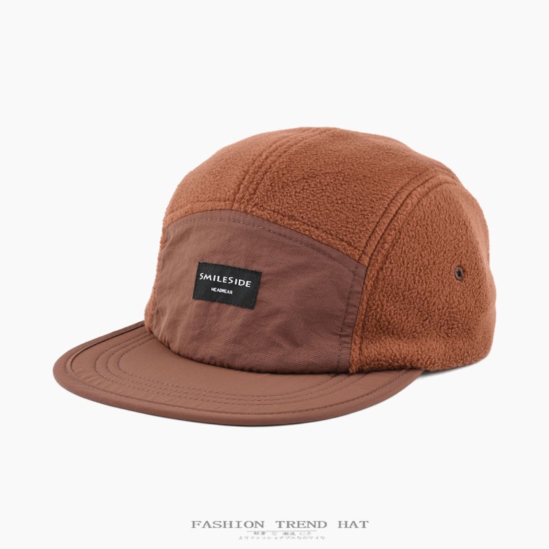 Men Women Fleece 5‑Panel Camp  - Corduroy Cap 5 Panel ulasan dan harga
