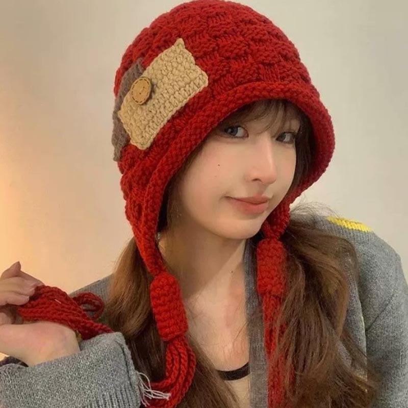 Ear-Flap Balaclava Hat Women W - Winter Trapper Hat ulasan dan harga